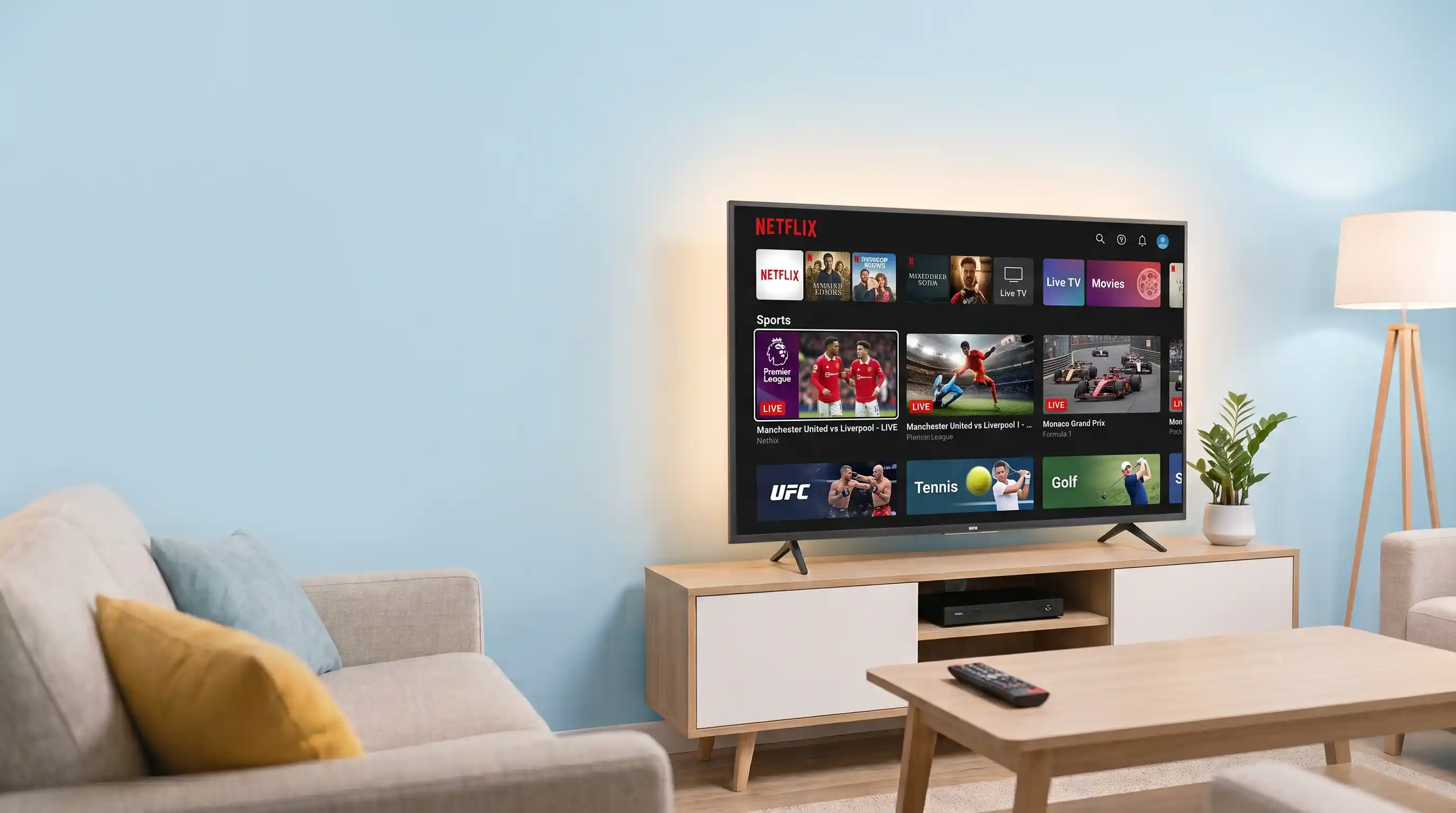 IPTV free trial UK — live channels, sports and on-demand
