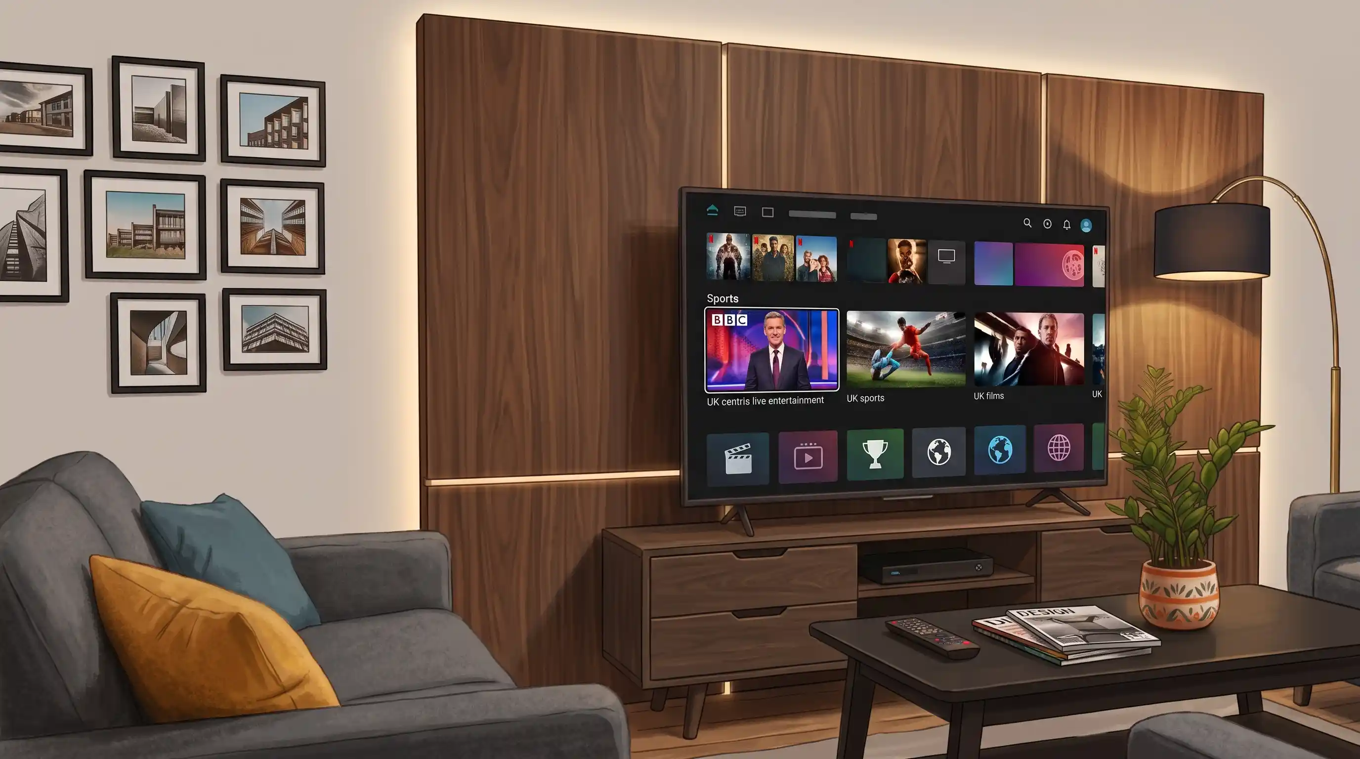 IPTV on Smart TV UK — Samsung, LG and Android TV setup guide